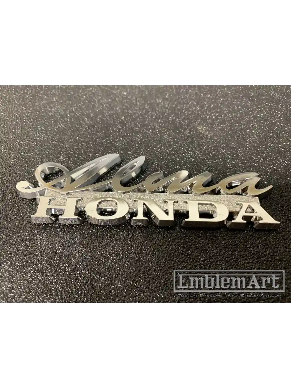 Custom Chrome Plated Emblems - Alma Chrome Plated 02 Emblem