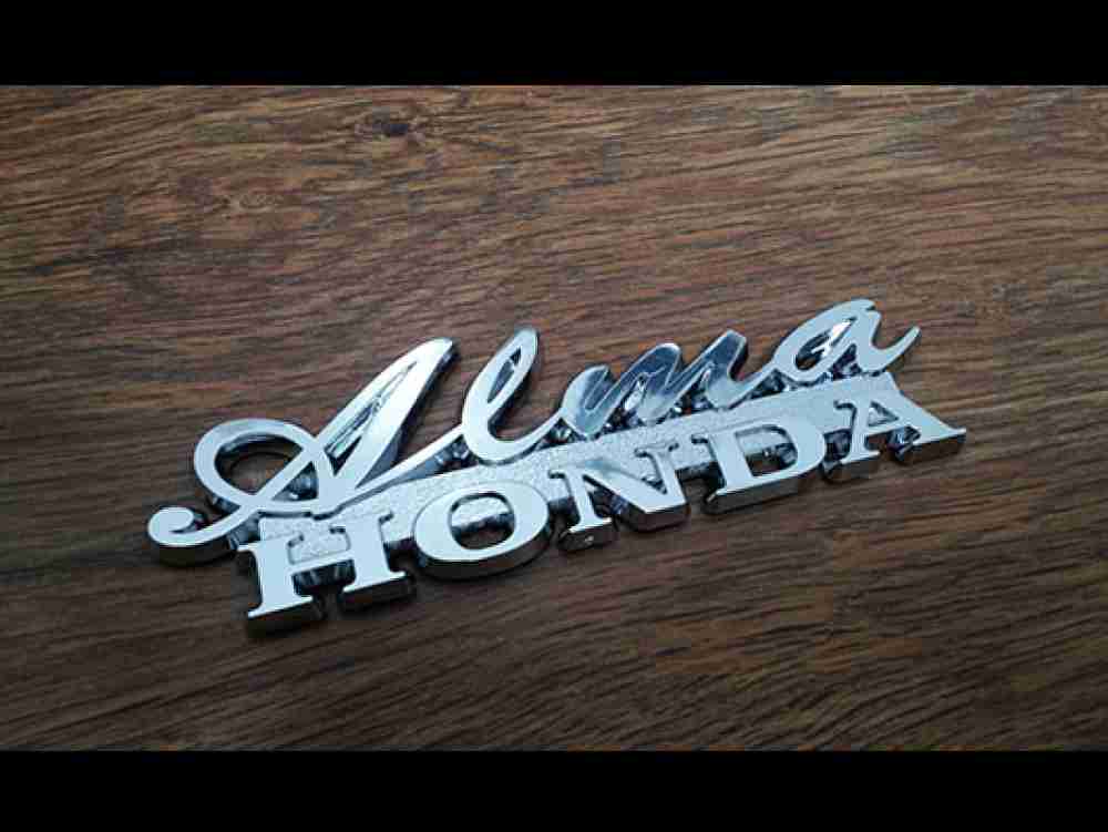 Quattroerre Autocollant 3D Alfa Romeo Logo, Blanc et Noir, 75 mm