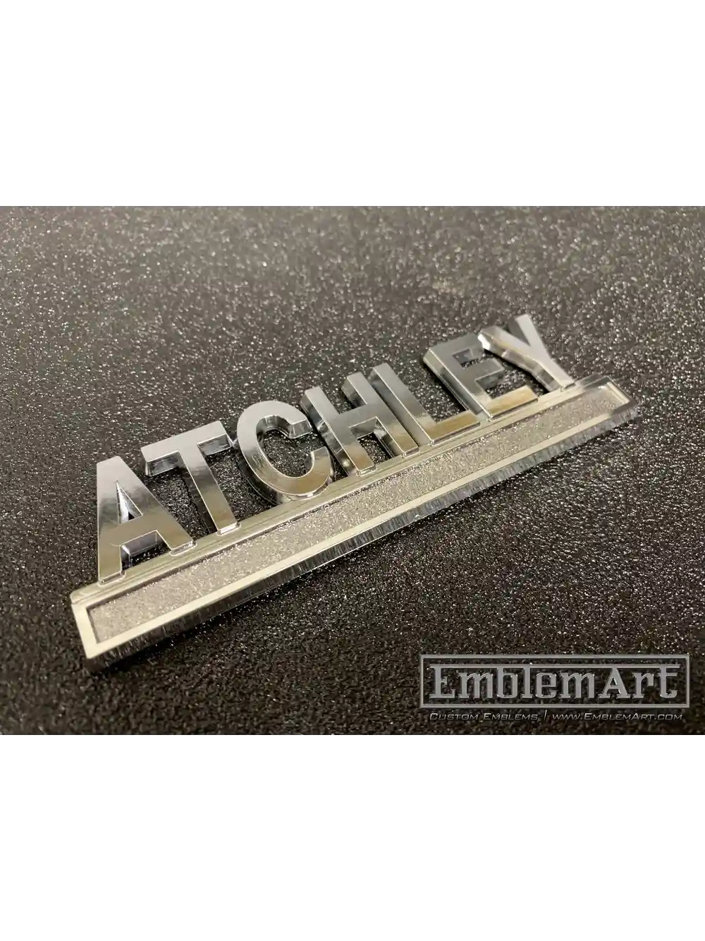 Custom Chrome Plated Emblems - Atchley Chrome Plated Emblem