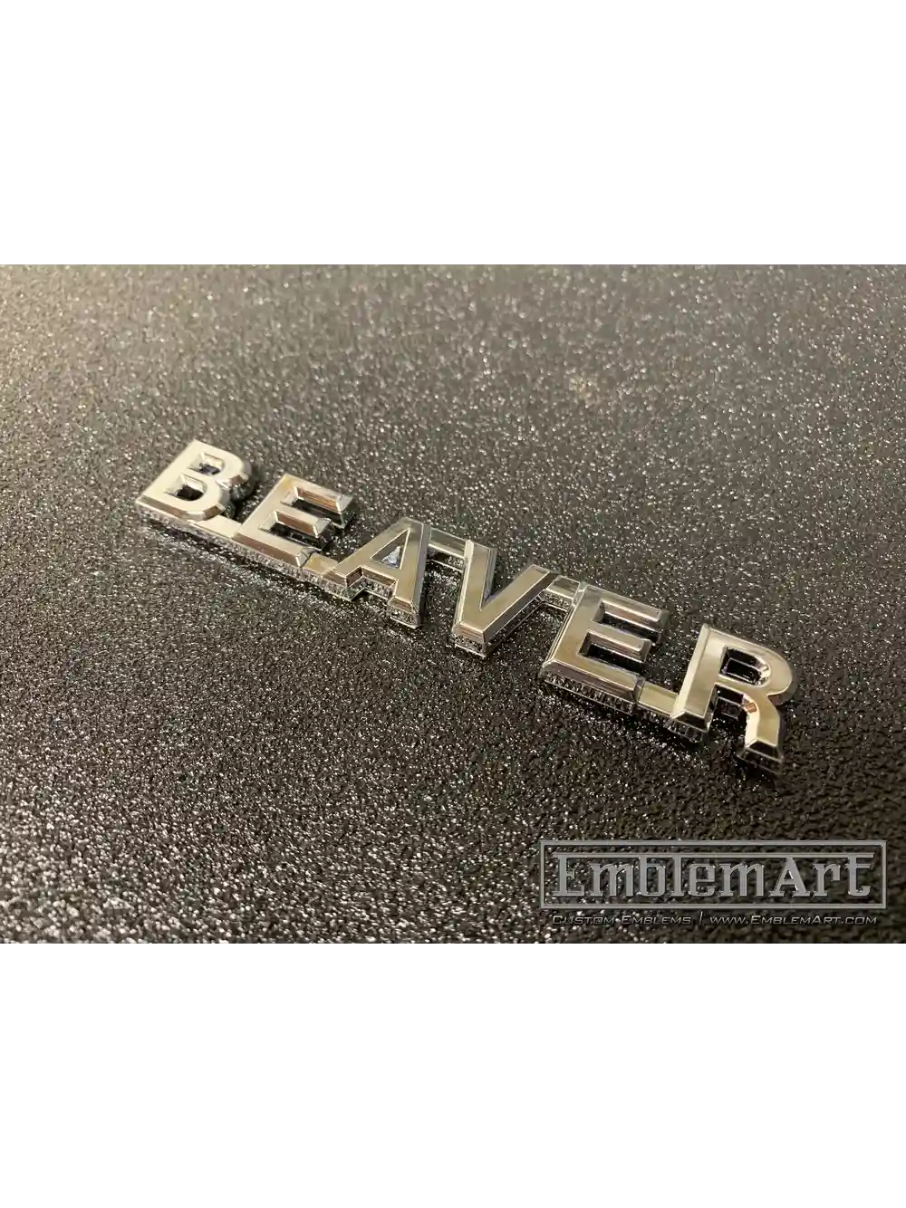 Custom Chrome Plated Emblems - Beaver Chrome Plated Emblem