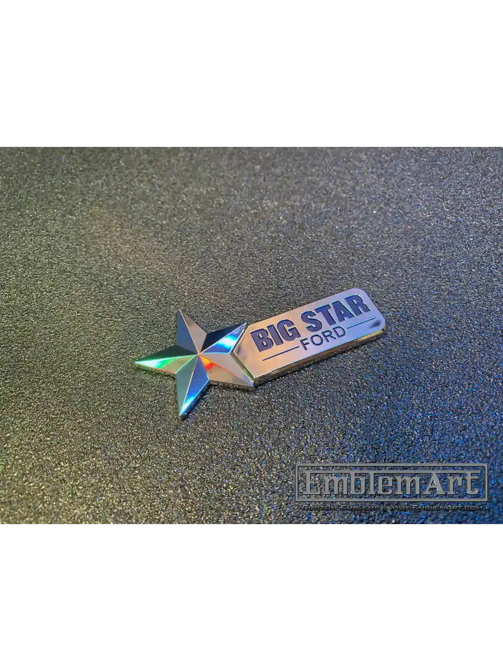 Custom Chrome Plated Emblems - Big Star 01 Chrome Plated Emblem