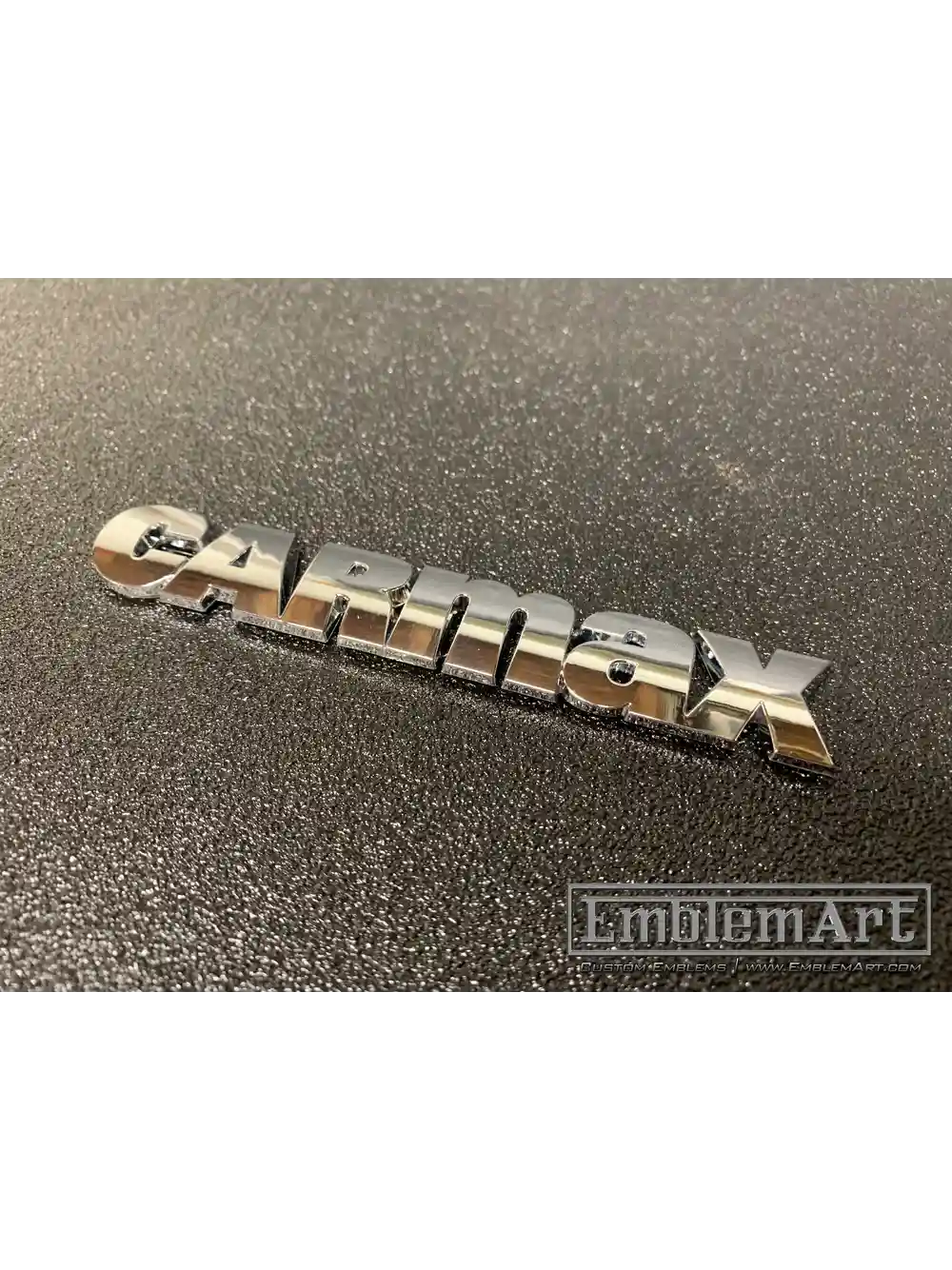 Custom Chrome Plated Emblems - Carmax Chrome Plated Emblem