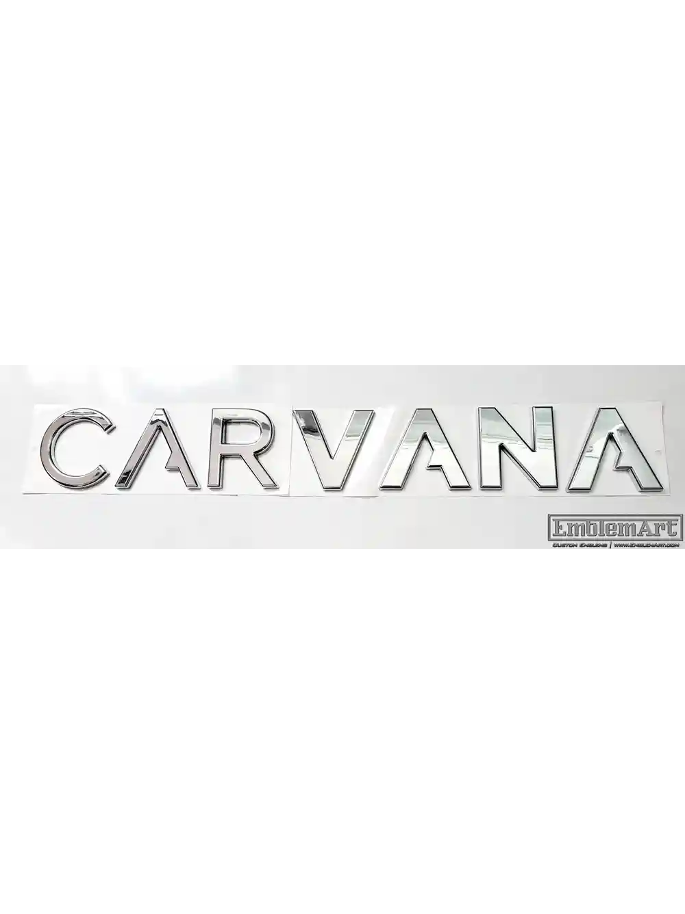 Custom Chrome Plated Emblems - Carvana01 Emblem