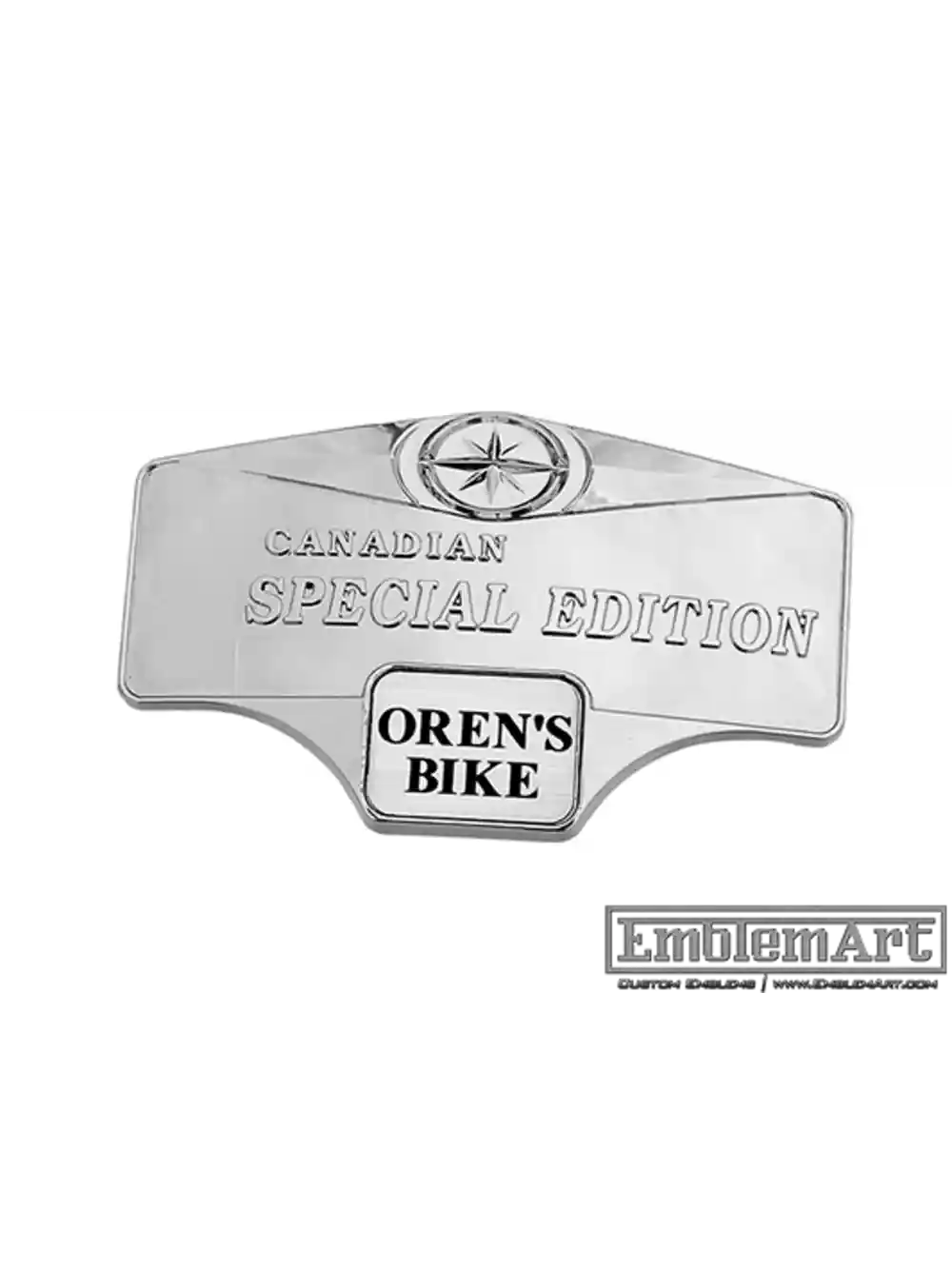 Custom Chrome Plated Emblems - Chrome Ss 06 Emblem
