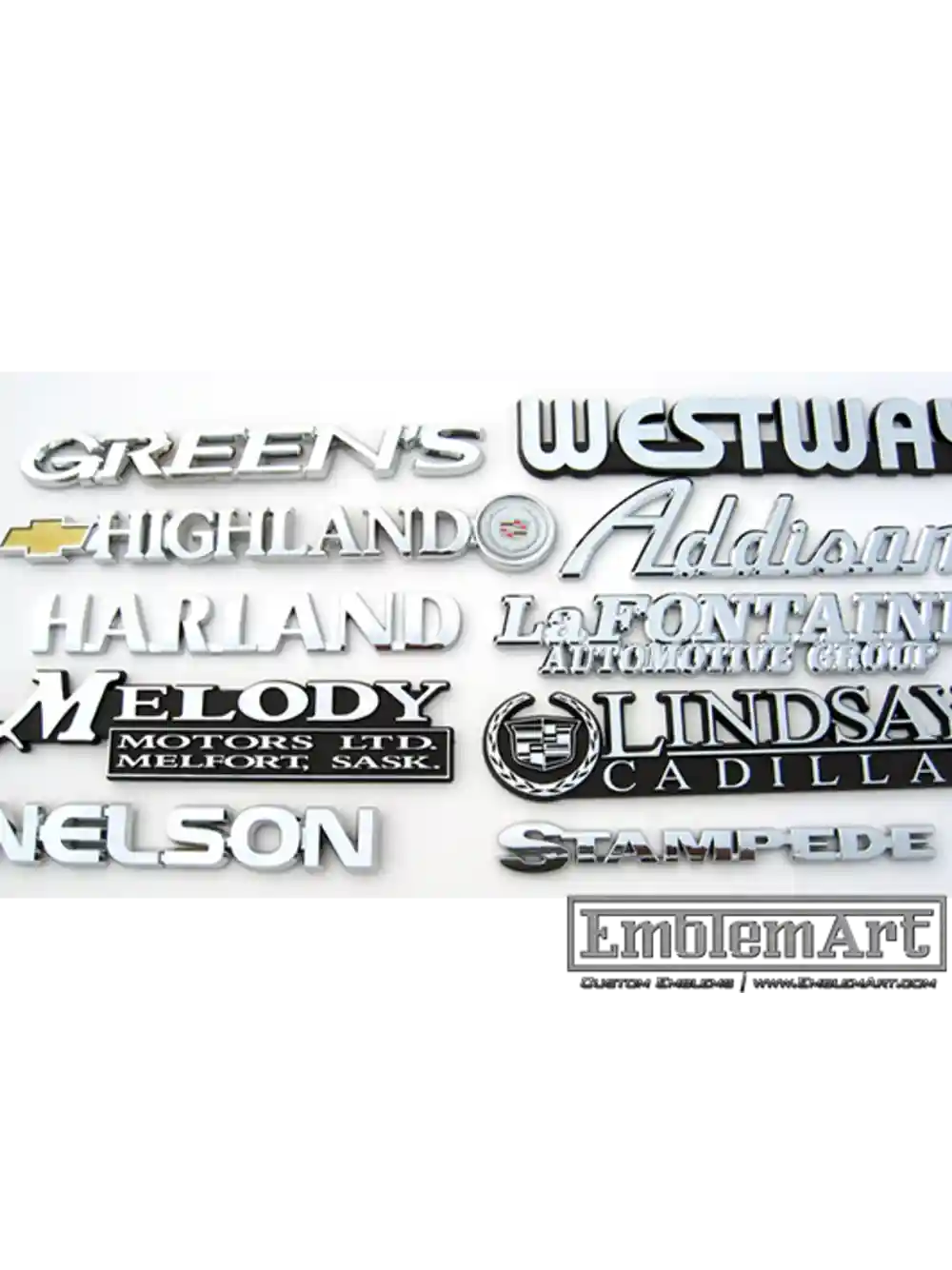 Custom Chrome Plated Emblems - Chromeplatedopenletters Emblem