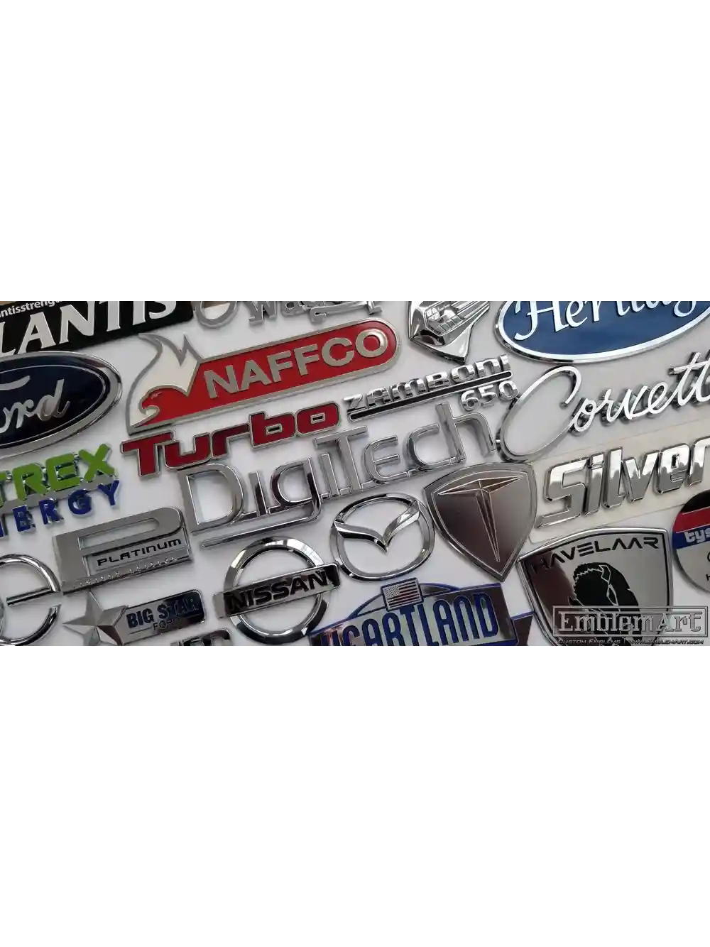 Custom Chrome Plated Emblems - Collage01 Emblem