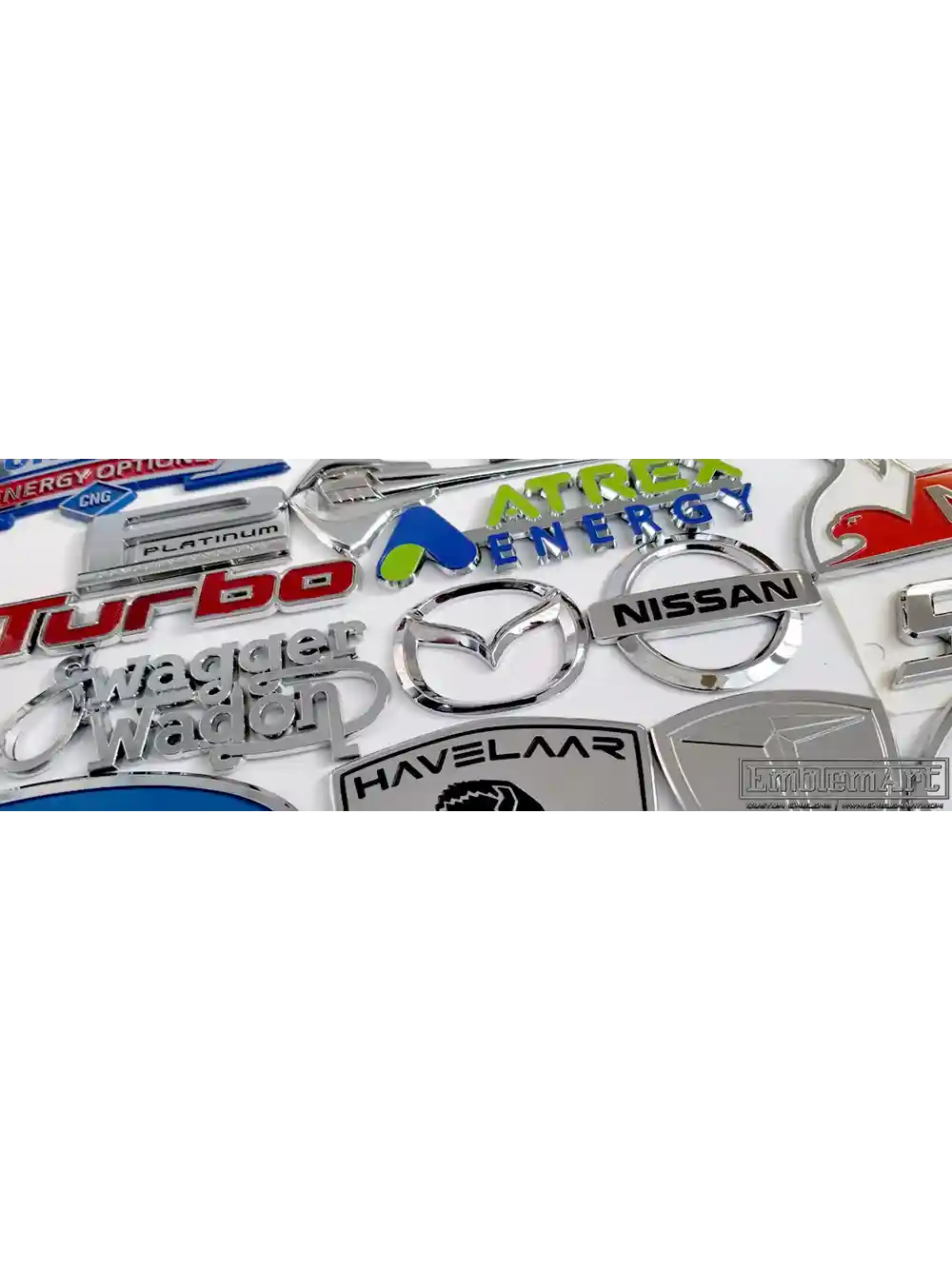 Custom Chrome Plated Emblems - Collage05 Emblem