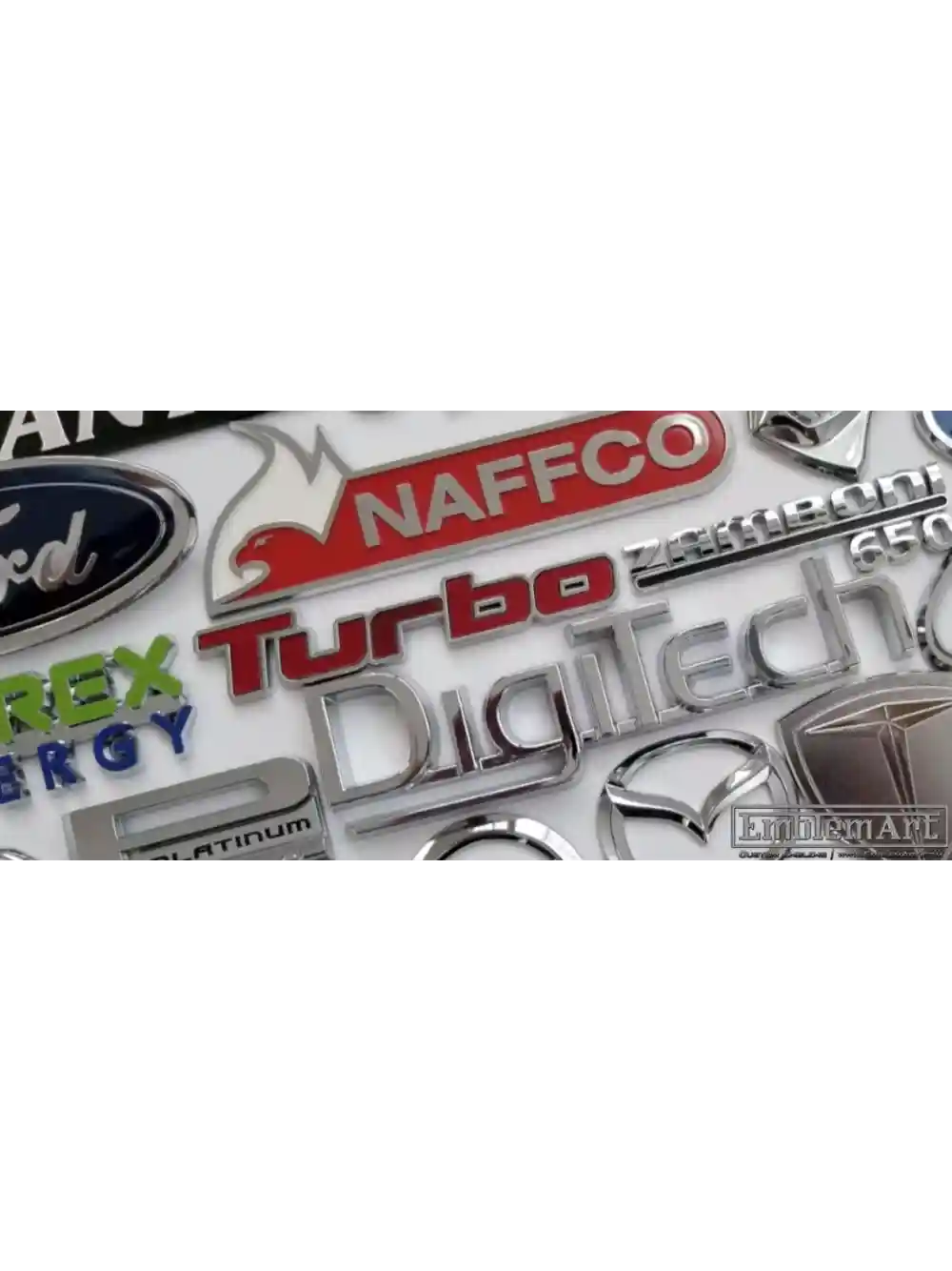 Custom Chrome Plated Emblems - Collage06 Emblem