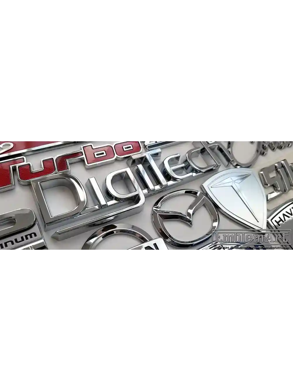 Custom Chrome Plated Emblems - Collage07 Emblem