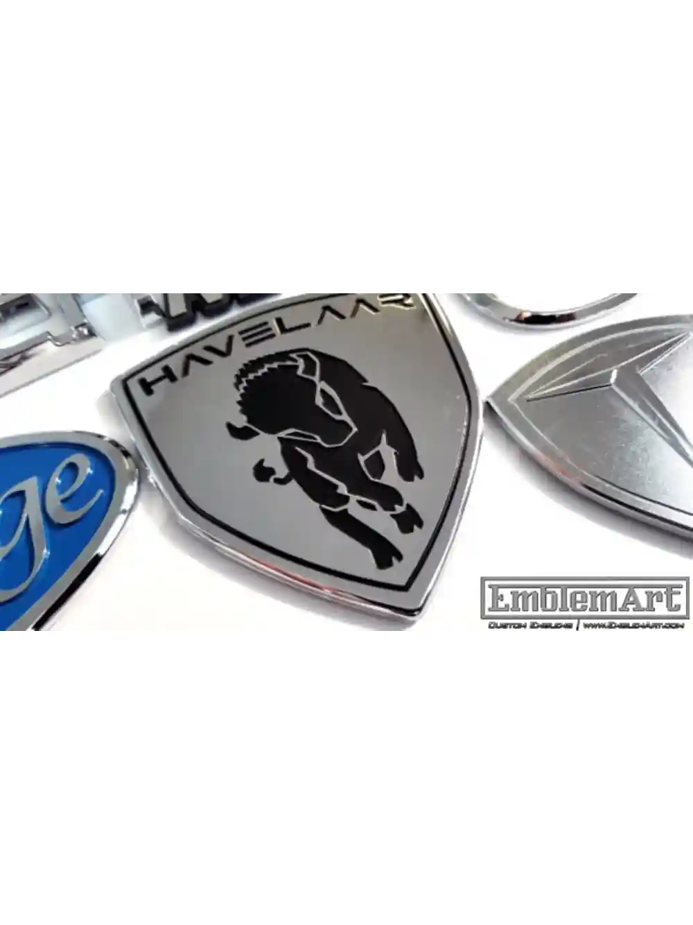 Custom Chrome Plated Emblems - Collage08 Emblem