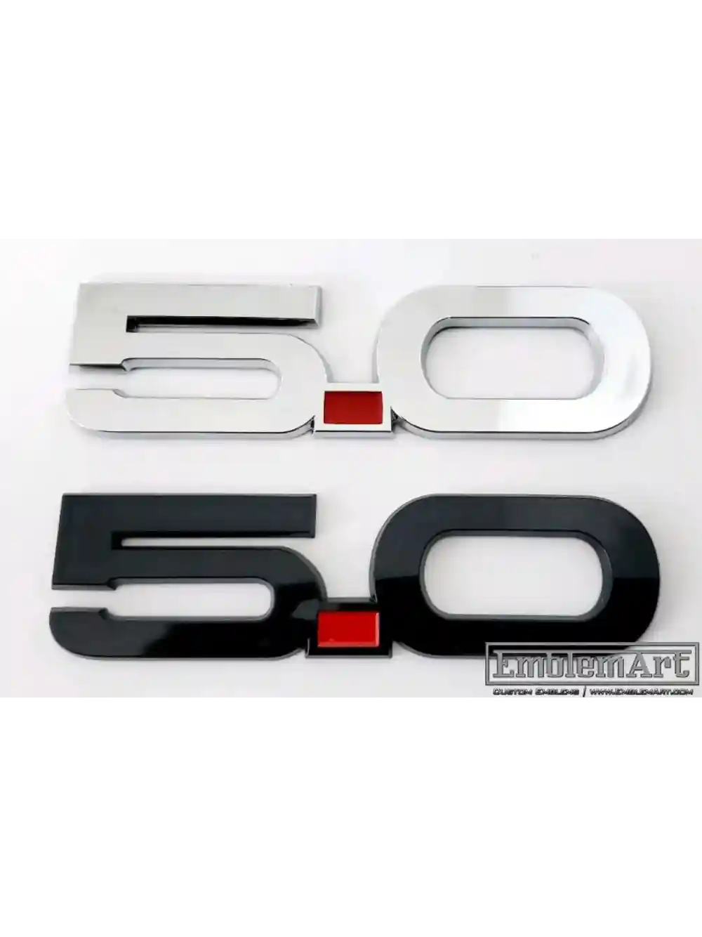 Custom Chrome Plated Emblems - Dual5 Emblem