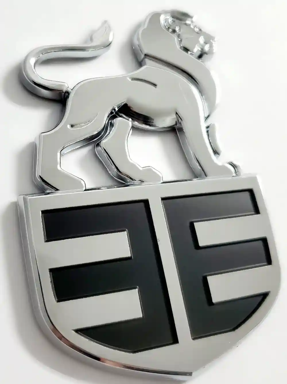 Custom Chrome Plated Emblems - Ee Lion Emblem
