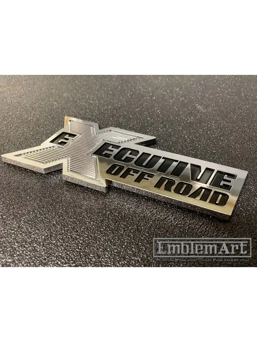 Custom Chrome Plated Emblems - Executive Chrome Plated Emblem