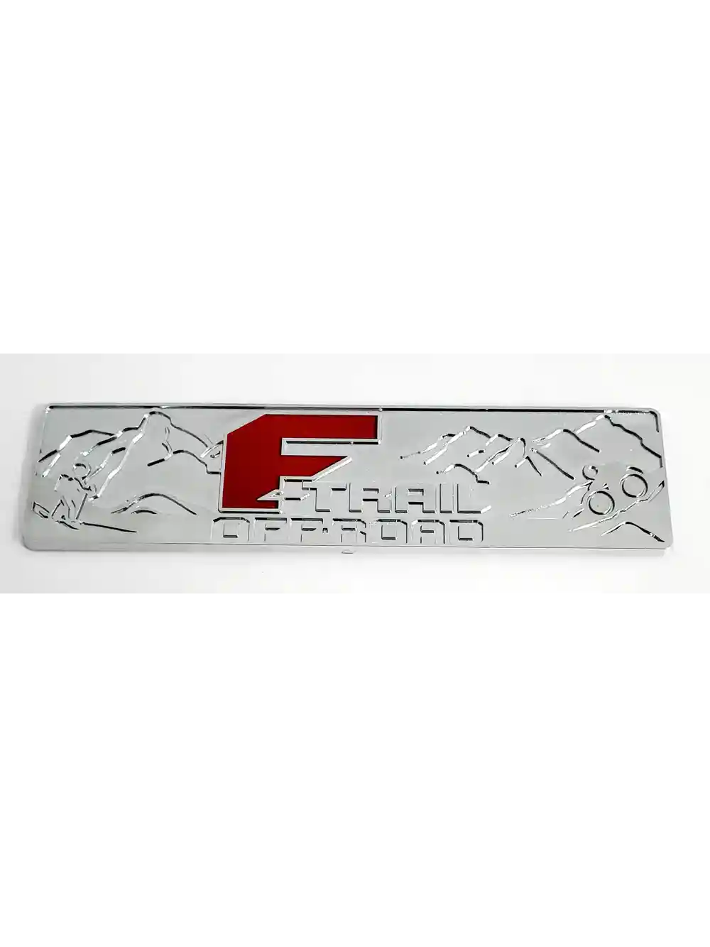 Custom Chrome Plated Emblems - F Trail Emblem