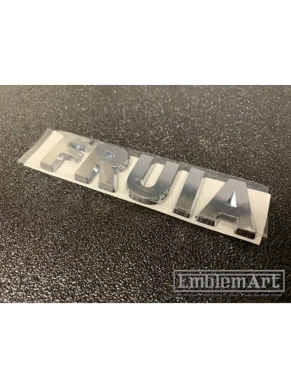 Custom Chrome Plated Emblems - Fruia Chrome Plated 01 Emblem