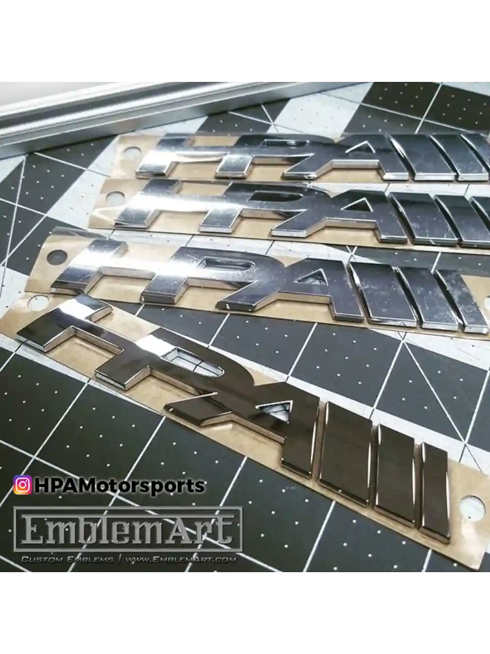 Custom Chrome Plated Emblems - Hpa Chrome Plated Emblem