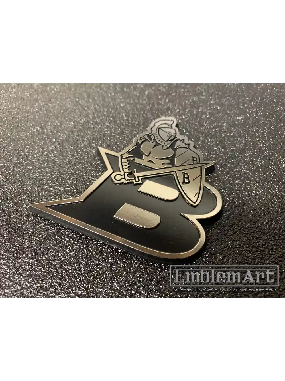 Custom Chrome Plated Emblems - Knight Chrome Plated Emblem