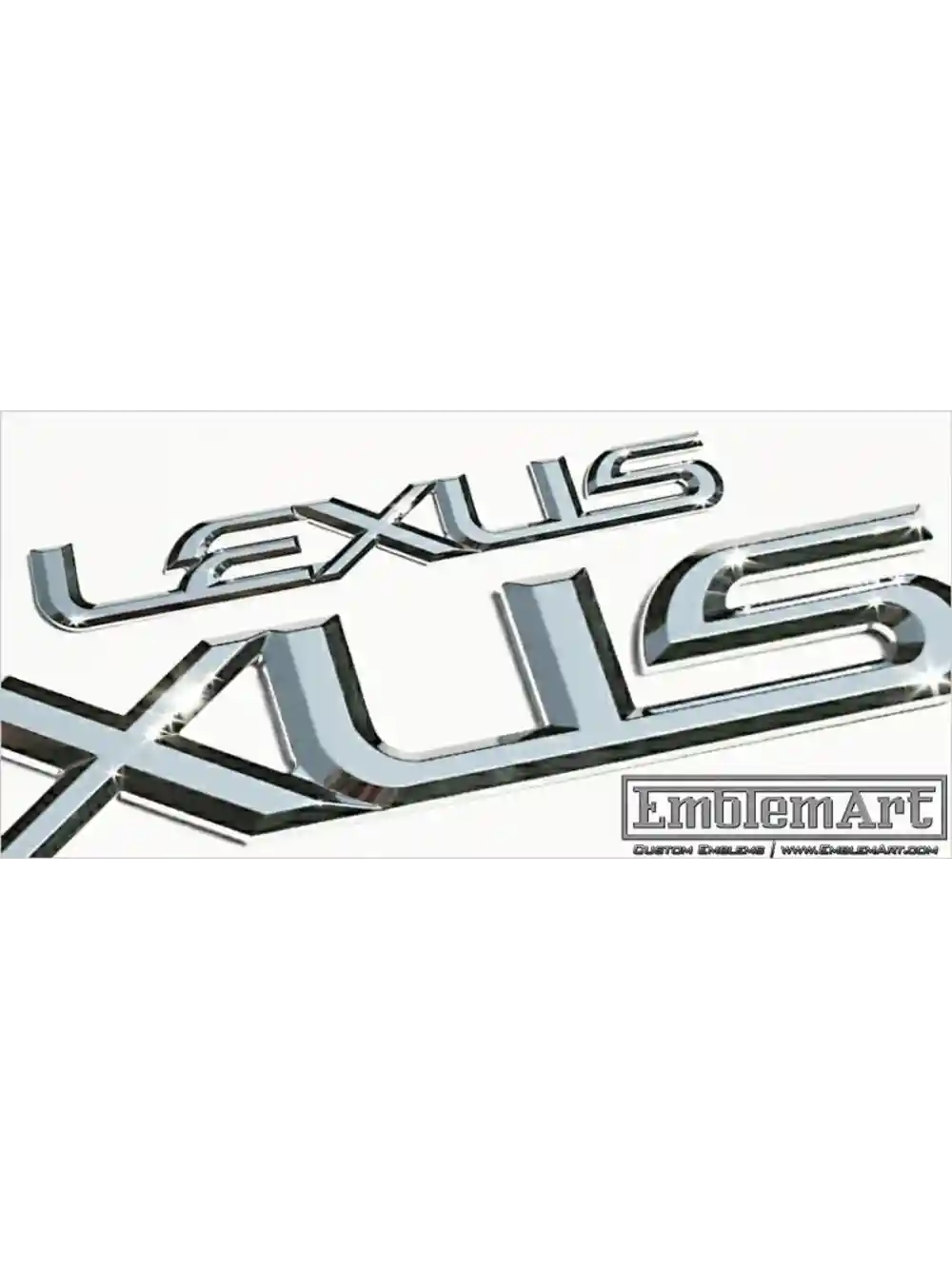 Custom Chrome Plated Emblems - Lexus Chrome Plated Emblem