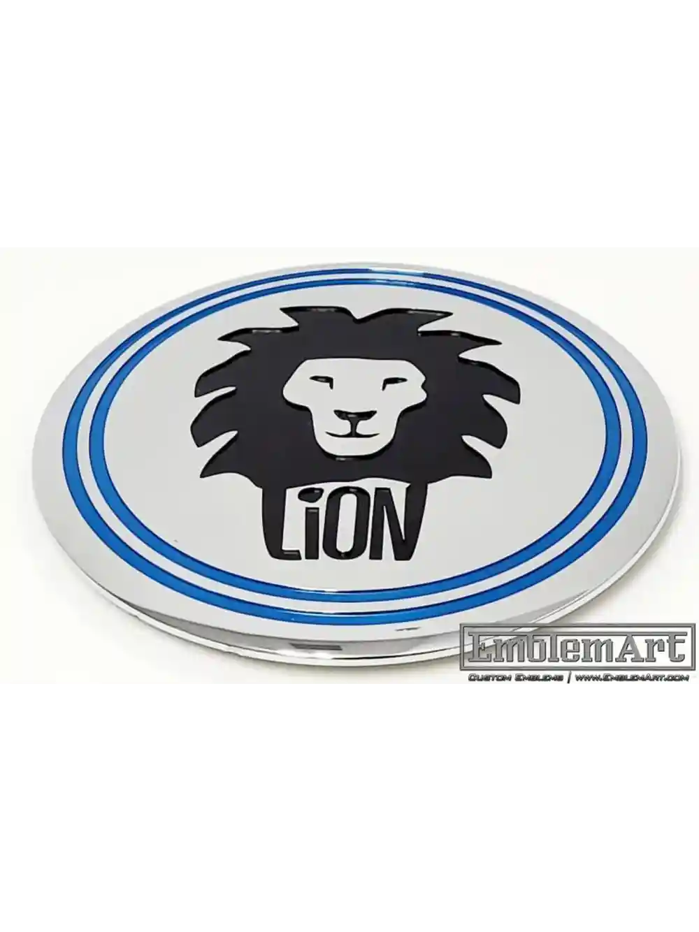 Custom Chrome Plated Emblems - Lion Chrome Plated Emblem
