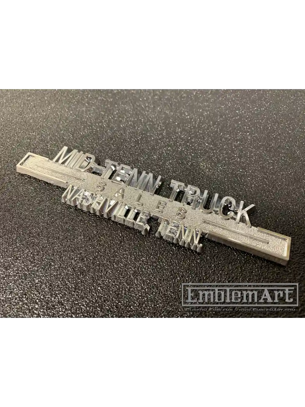 Custom Chrome Plated Emblems - Mid Tenn Chrome Plated Emblem