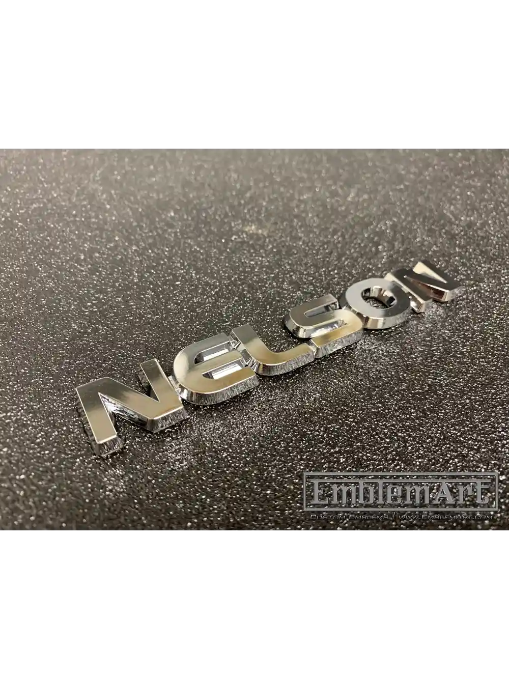 Custom Chrome Plated Emblems - Nelson Chrome Plated Emblem