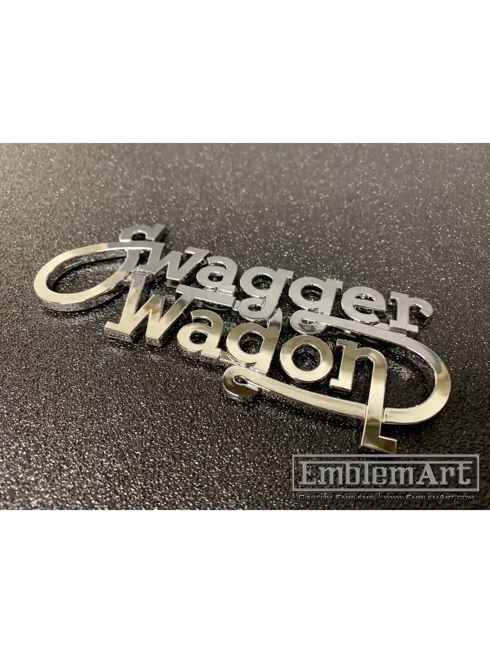 Custom Chrome Plated Emblems - Swagger Wagon Chrome Plated Emblem