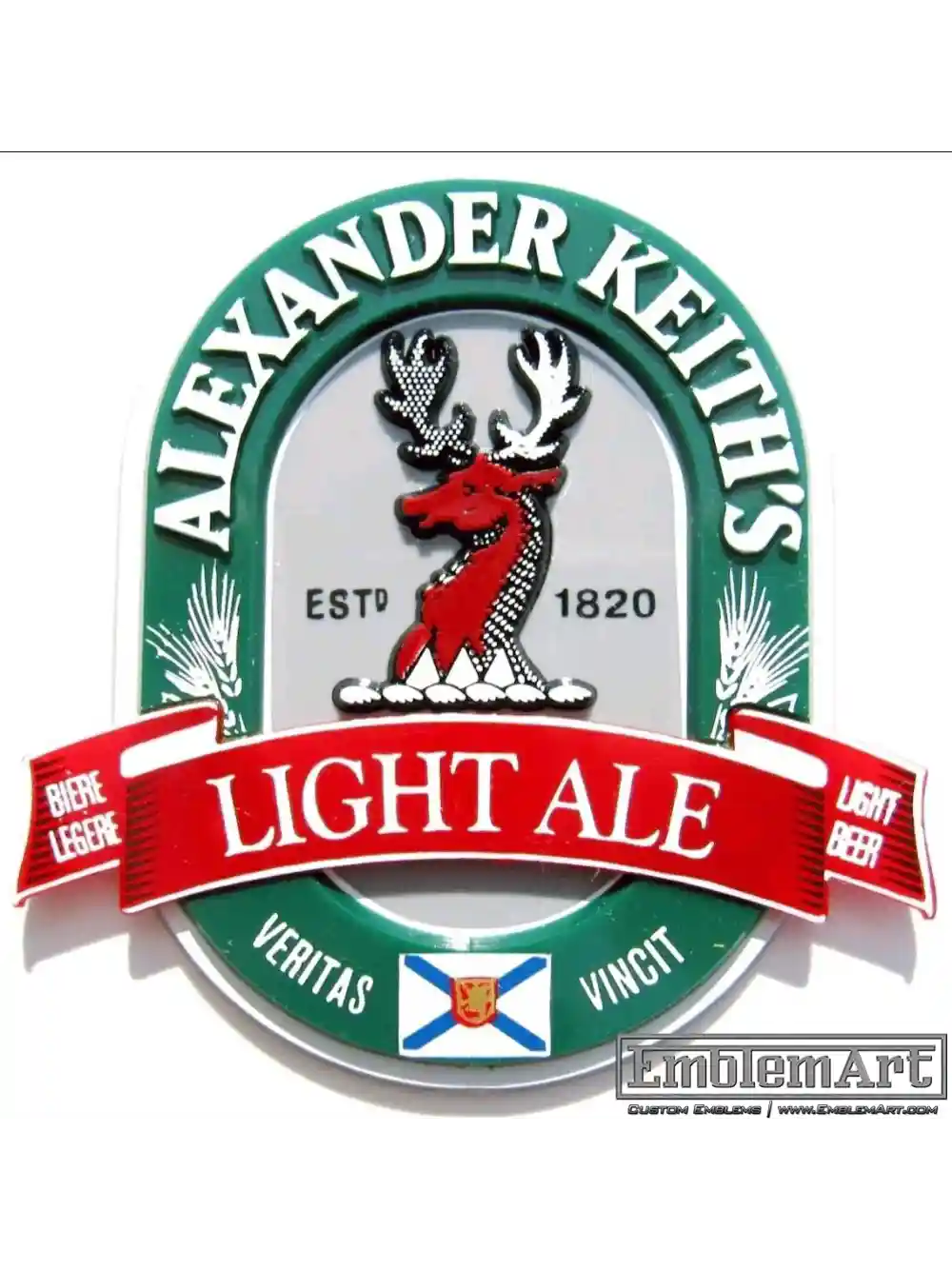 Custom Molded Plastic Emblems - AlexanderKeiths Emblem