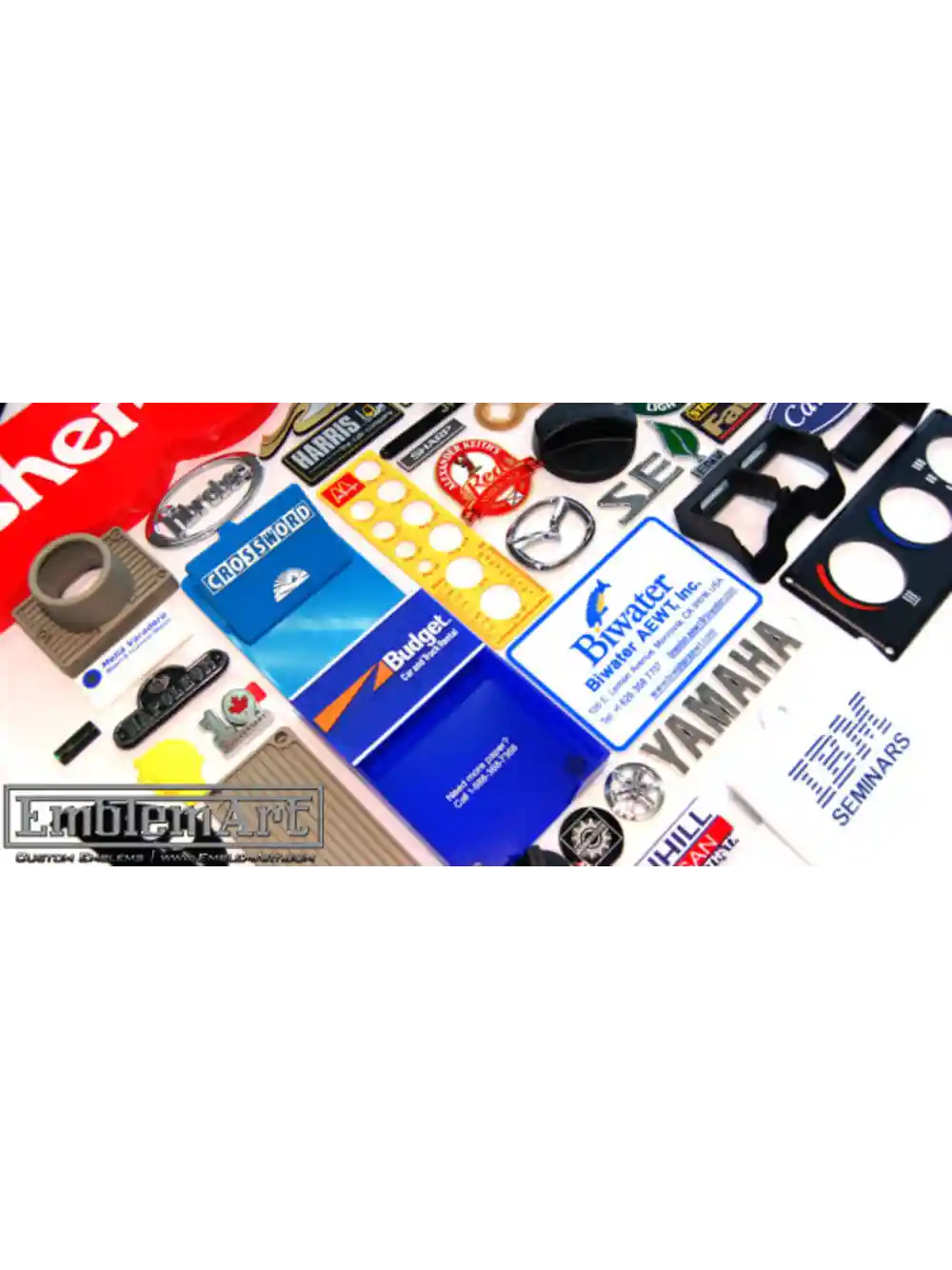 Custom Molded Plastic Emblems - Molded Plastic Emblem
