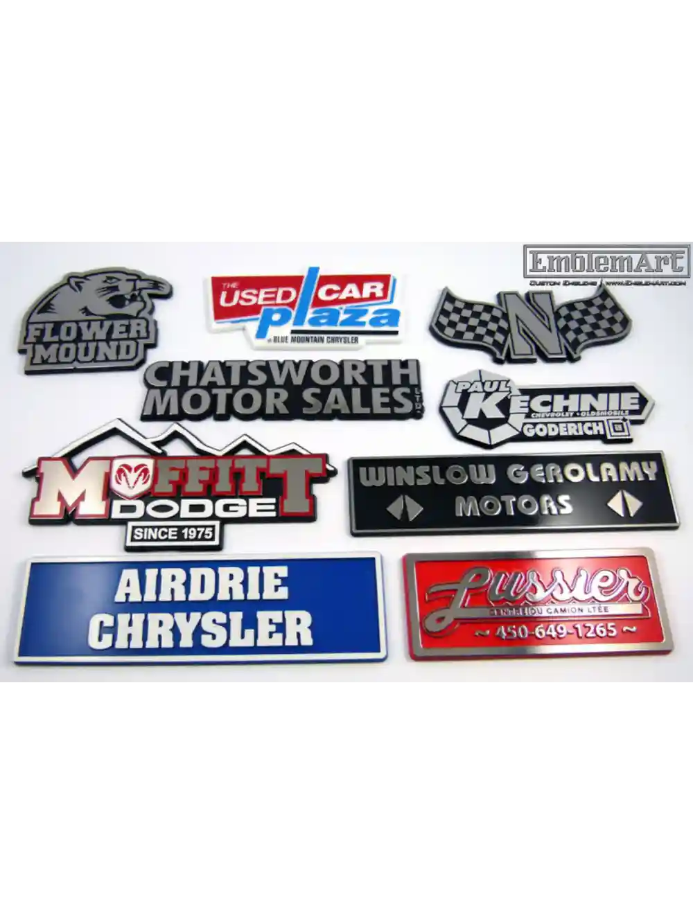 Custom Molded Plastic Emblems - Plastic Name Plate Emblem