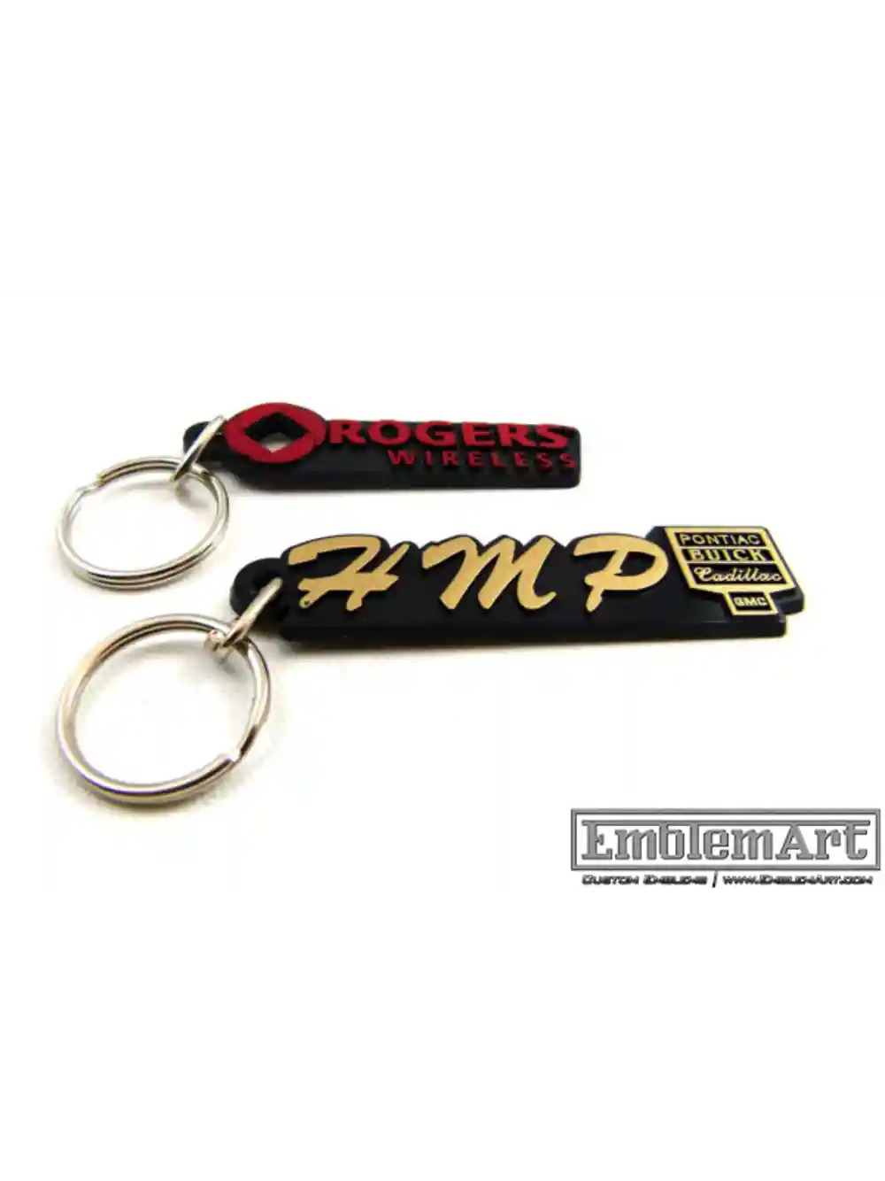 Custom Molded Plastic Emblems - Key Tag Emblem