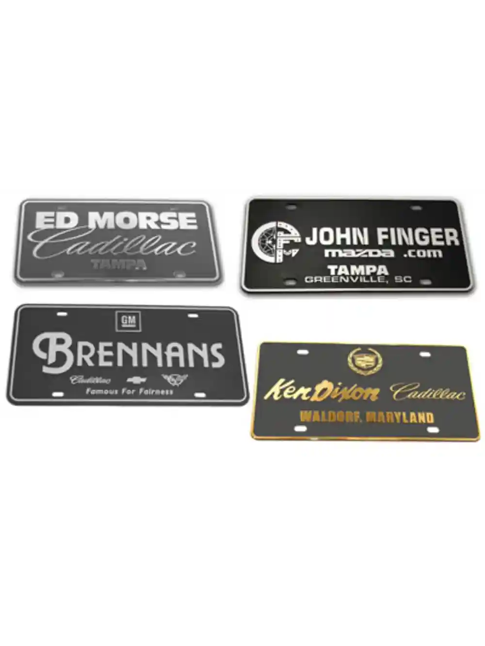 Custom Molded Plastic Emblems - Front Plates Emblem