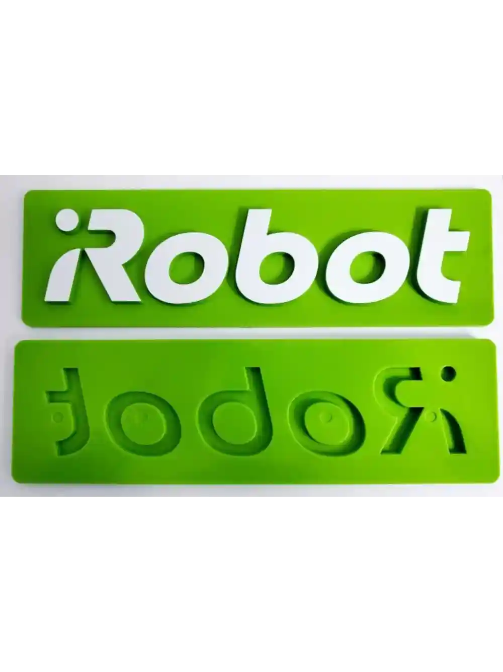 Custom Molded Plastic Emblems - Irobot Emblem