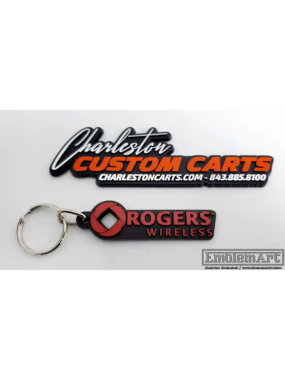 Custom Molded Plastic Emblems - Keychains Emblem