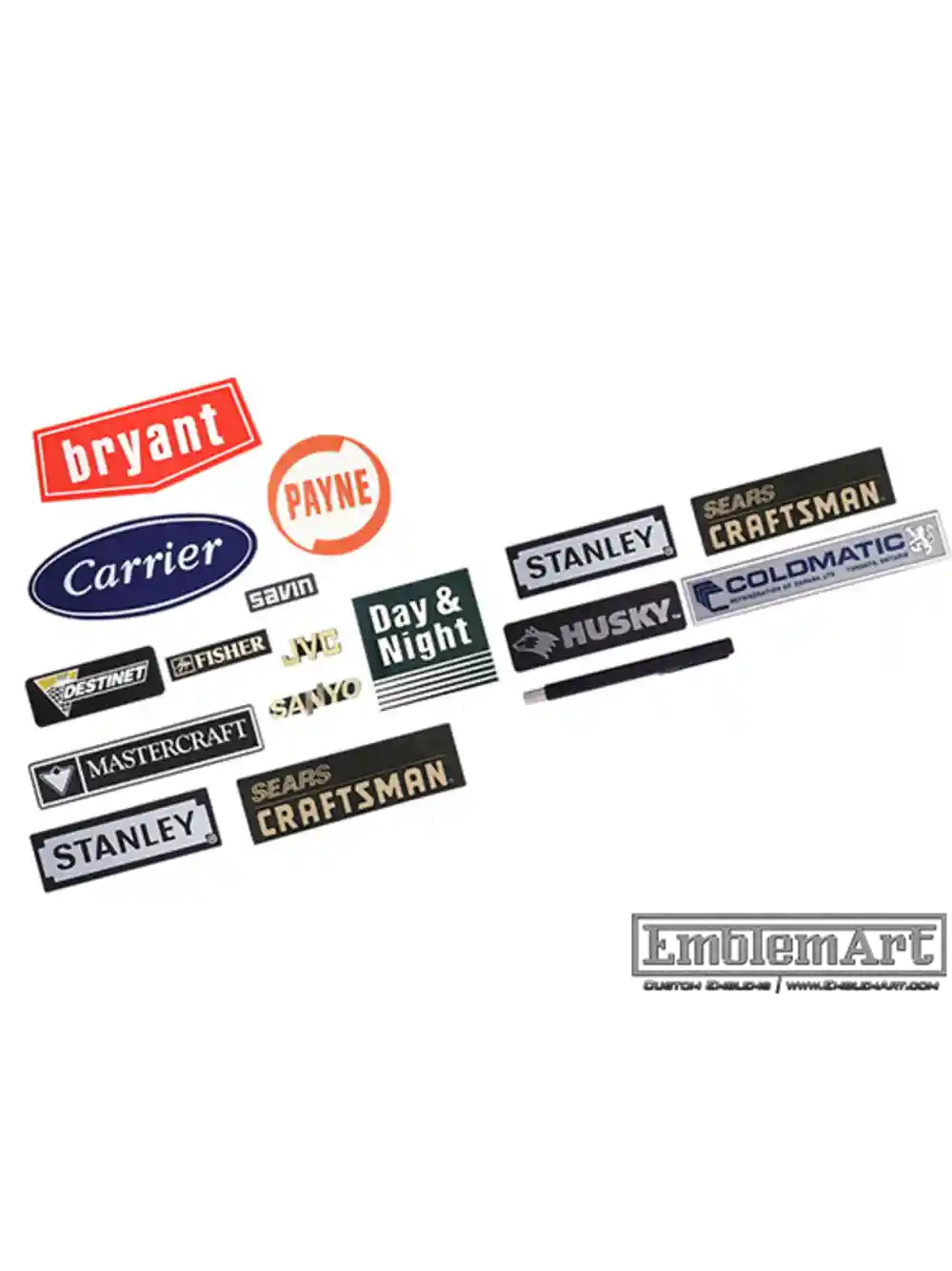 Custom Molded Plastic Emblems - Nameplatessmall Emblem