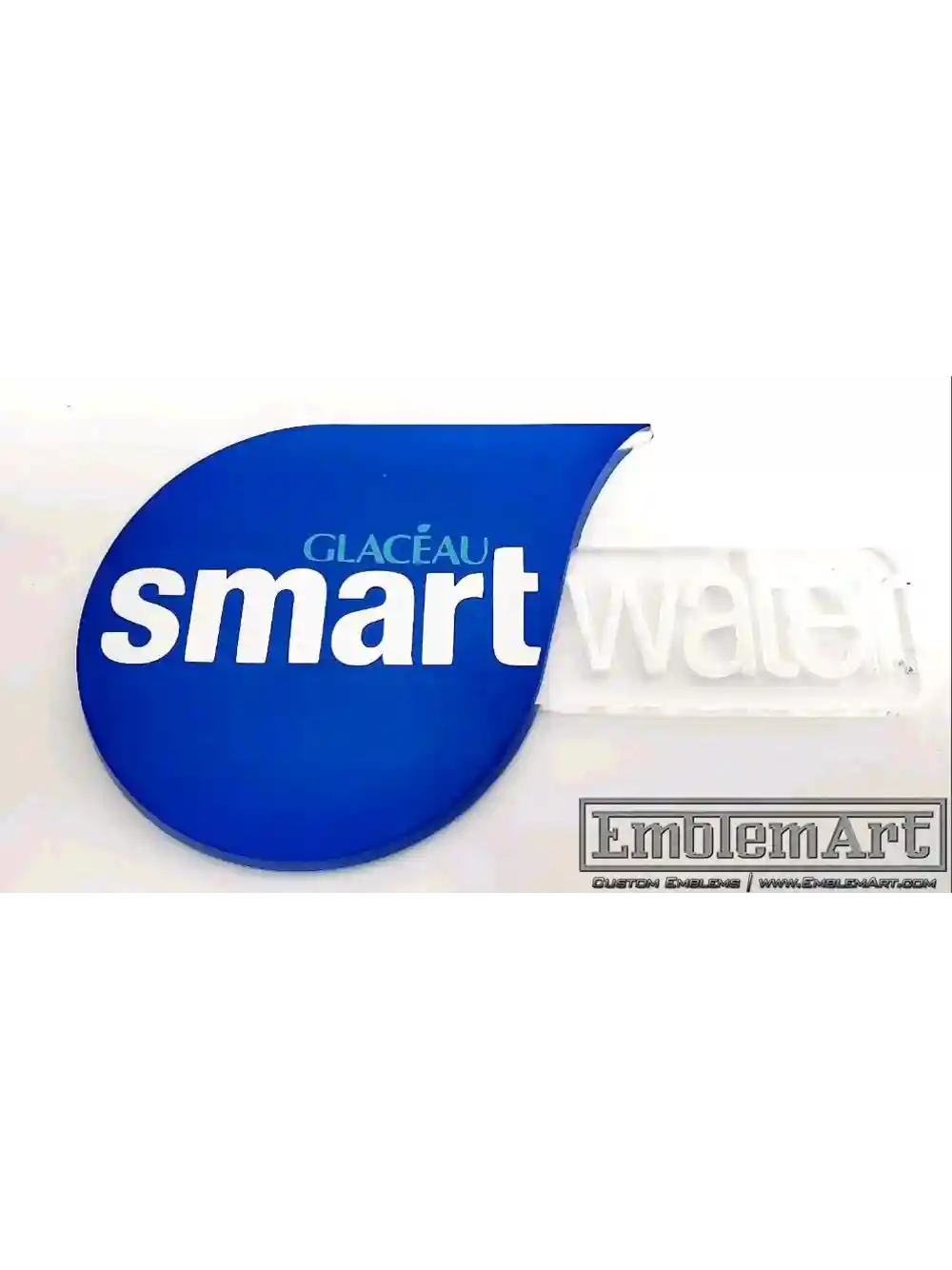 Custom Molded Plastic Emblems - Smart Water Emblem