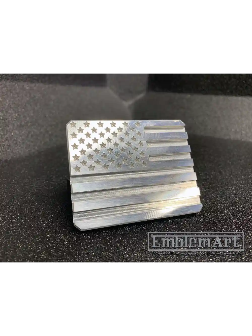 Custom Rd Emblems - American Flag 01 Aluminum Emblem