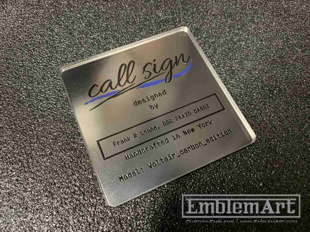 Custom Rd Emblems - Custom Callsign Emblem