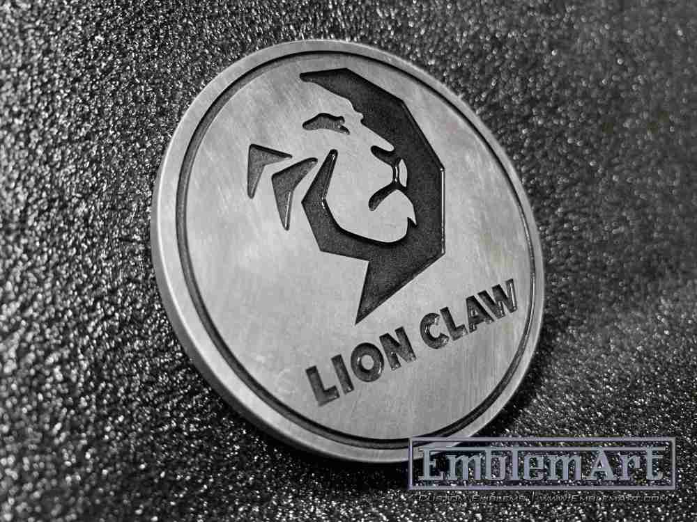 Custom Rd Emblems - Custom Lion Claw Aluminum Emblem