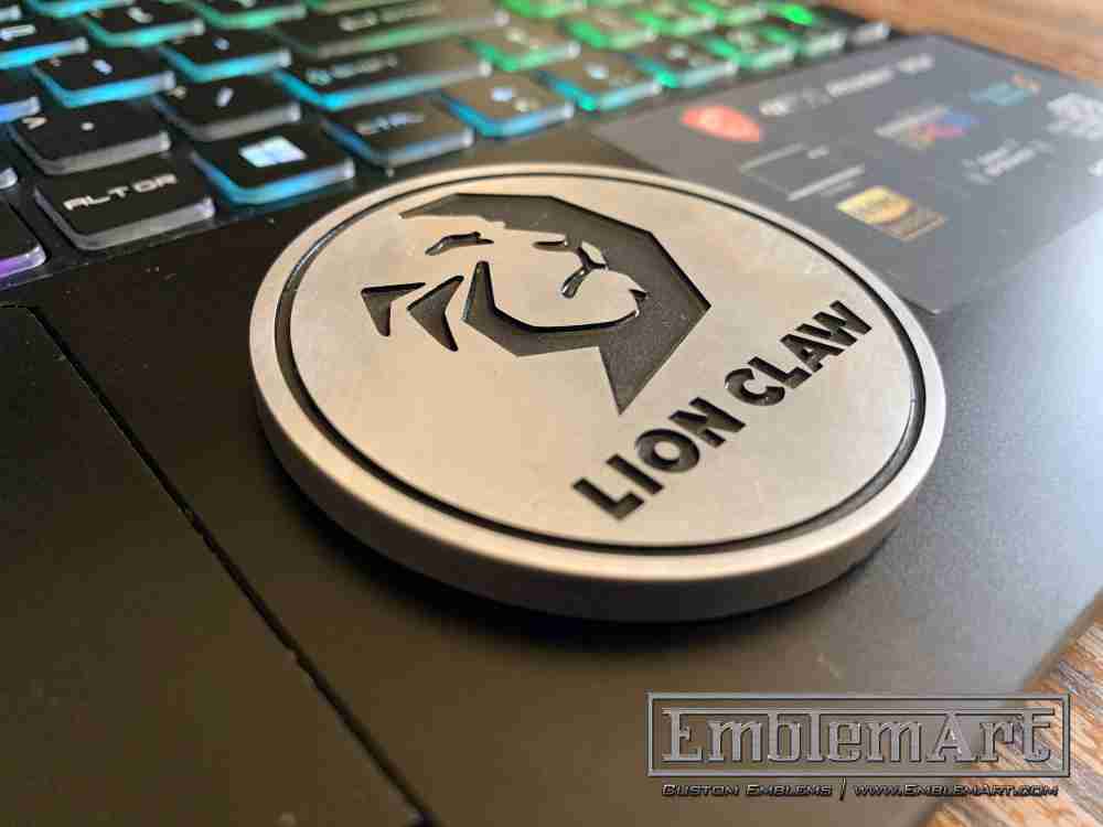 Custom Rd Emblems - Custom Lion Claw Aluminum Emblem