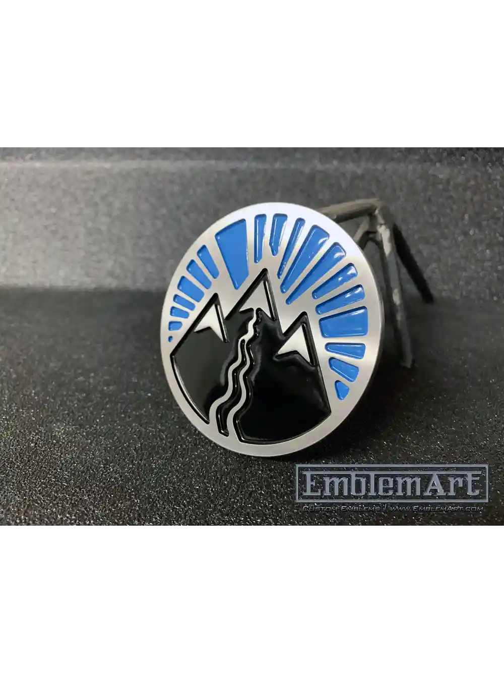 Custom Rd Emblems - Mountain Ski 05 Aluminum Milled Emblem