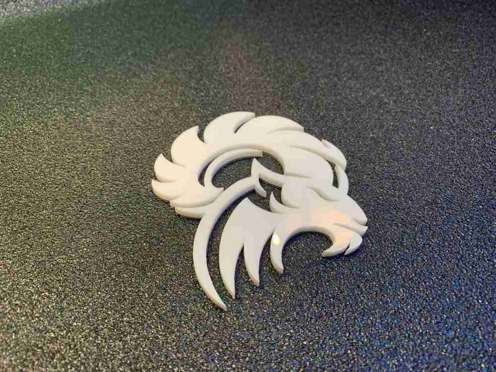 Custom Rd Emblems - Custom White Ram Emblem