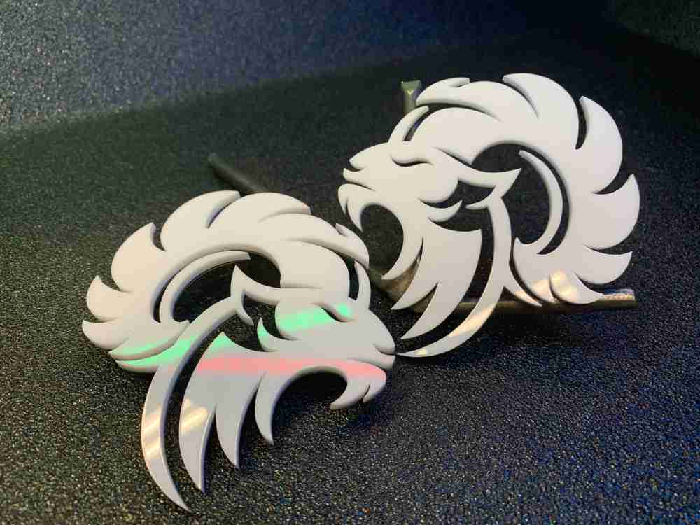 Custom Rd Emblems - Custom White Ram Emblem