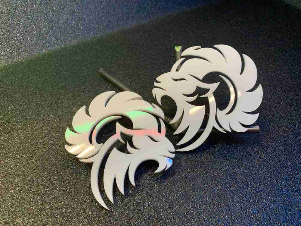 Custom Rd Emblems - Custom White Ram Emblem